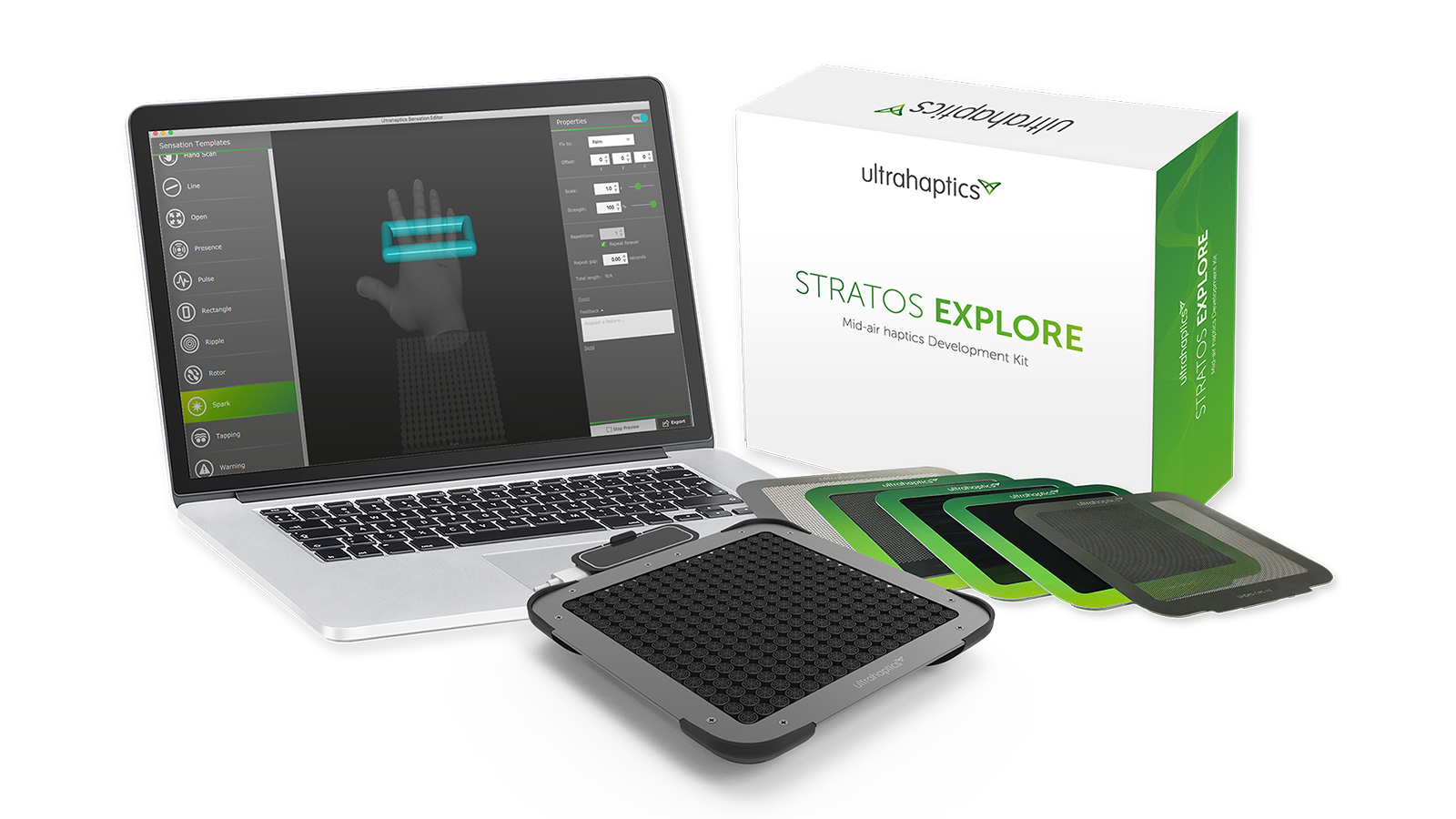 STRATOS Explore product shot with laptop