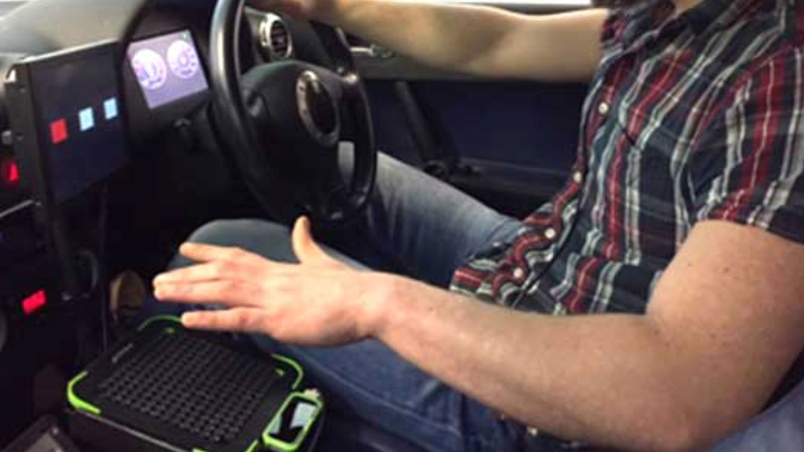 Ultraleap haptics array in a car