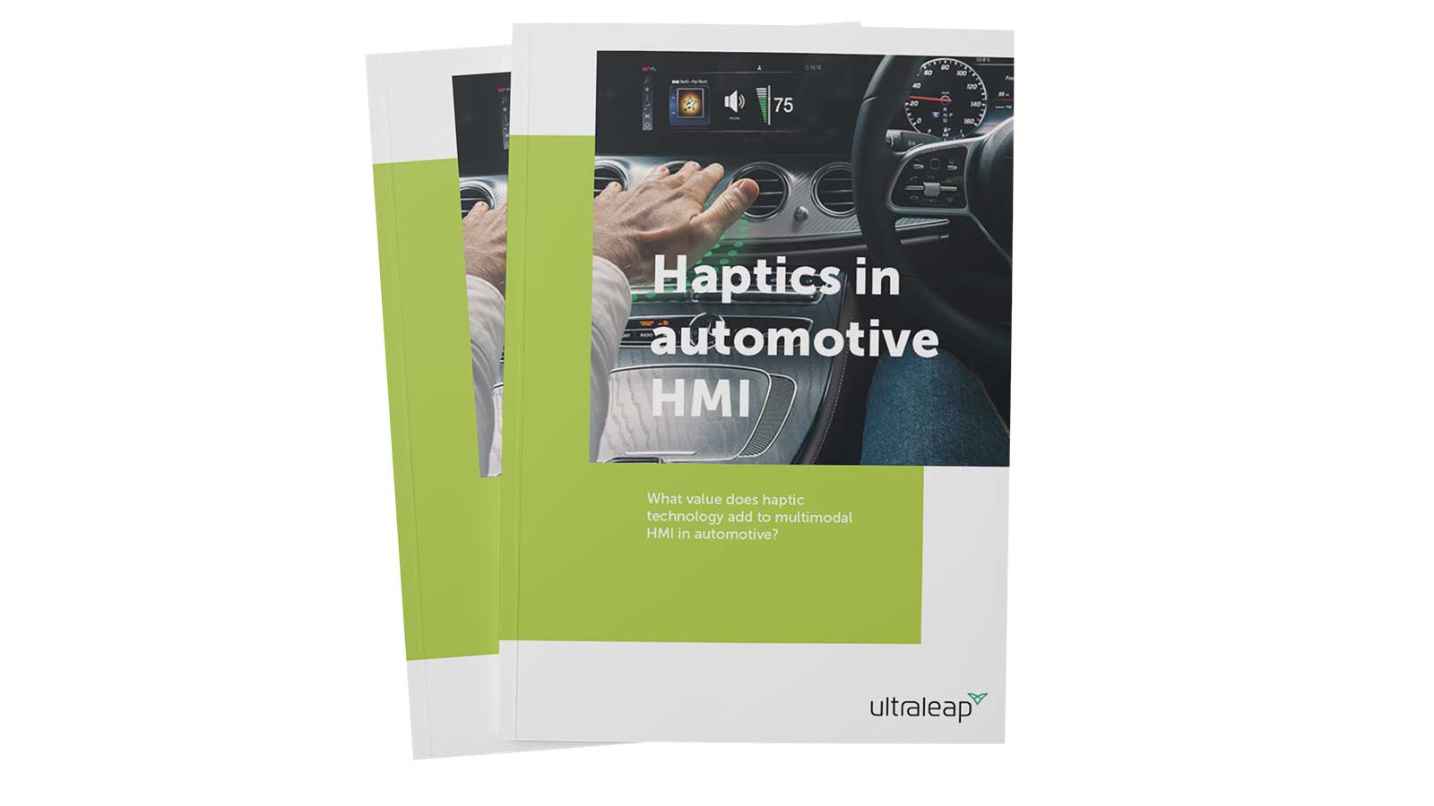 Ultraleap haptics in automotive hmi whitepaper cover