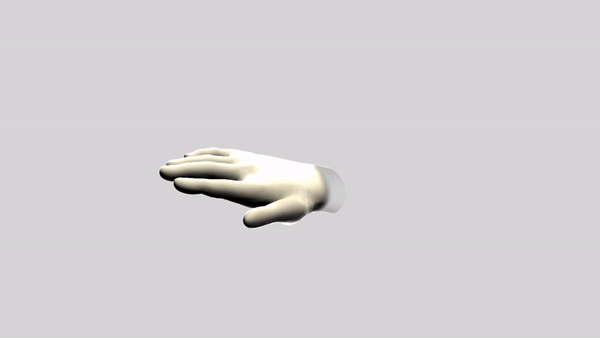 Fingers tap gesture interaction by Ultraleap
