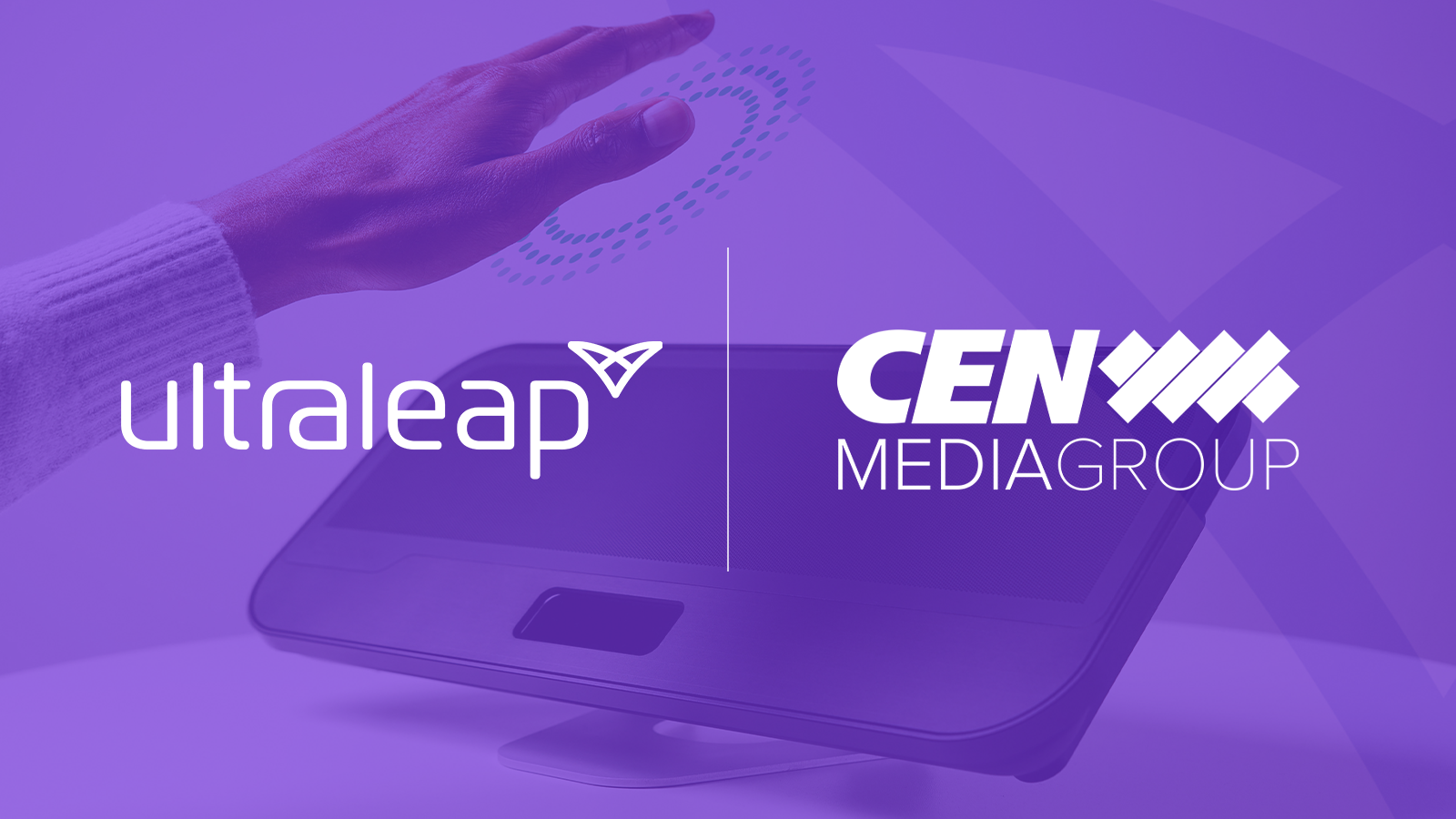 Ultraleap and CEN Media logos