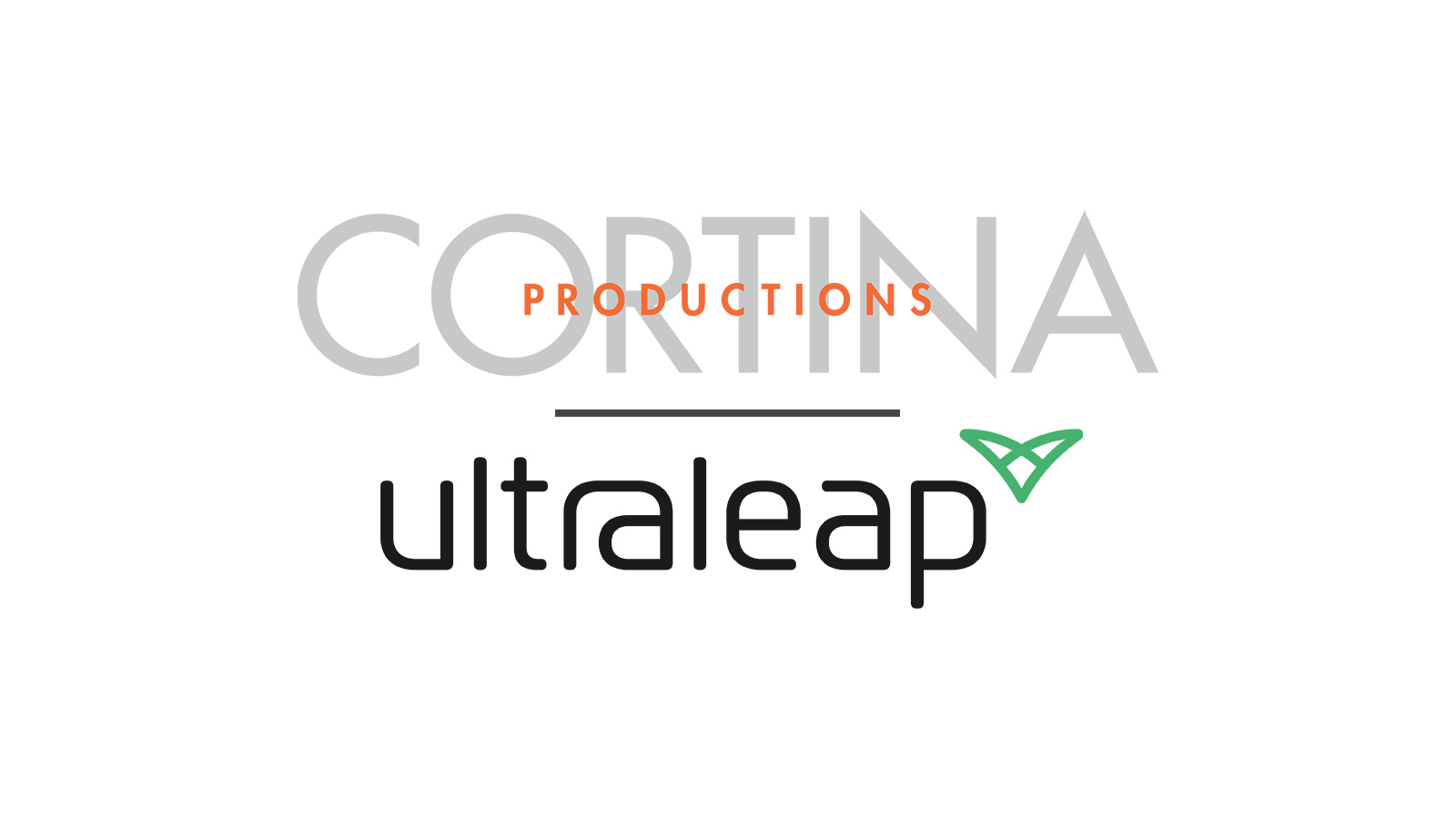 Ultraleap and Cortina Productions logos