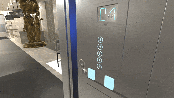 touchless elevator contactless button