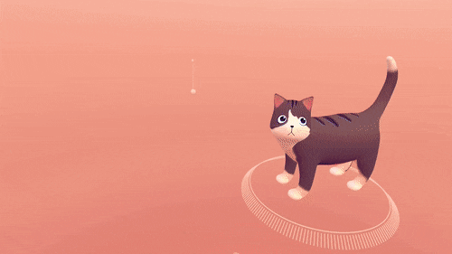 Virtual reality experience with cat and seeing the inside of it