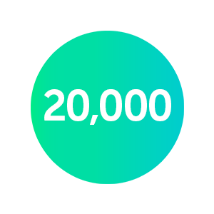 20,000 icon