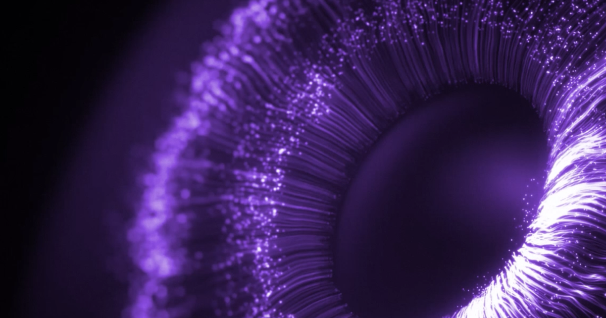 Purple data eye